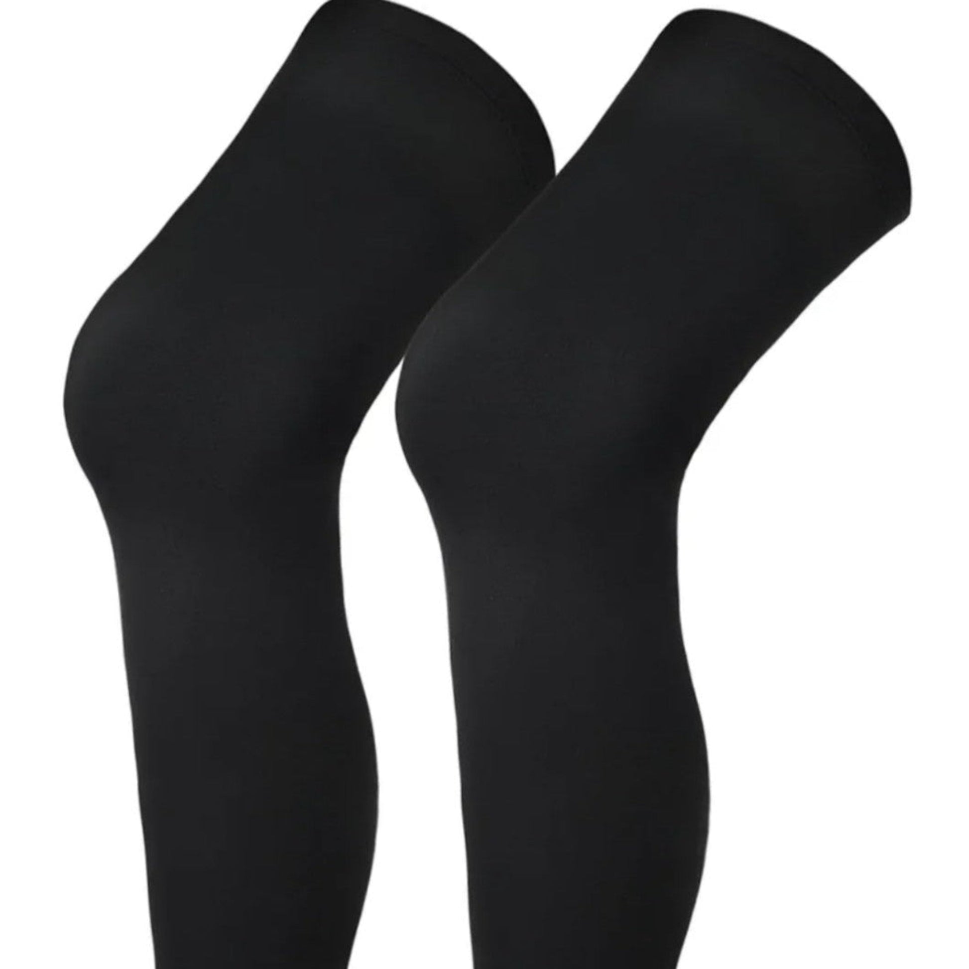 Black tights on a white background