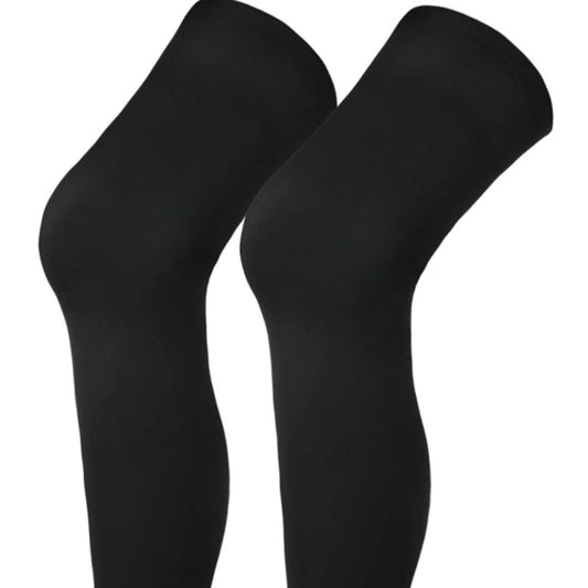 Black tights on a white background